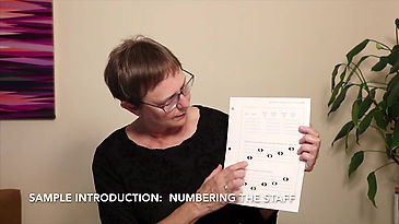 NoteSense Sample Video 1: Numbering the Staff